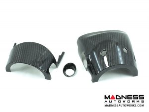 FIAT 500 Steering Wheel Shroud - Carbon Fiber 